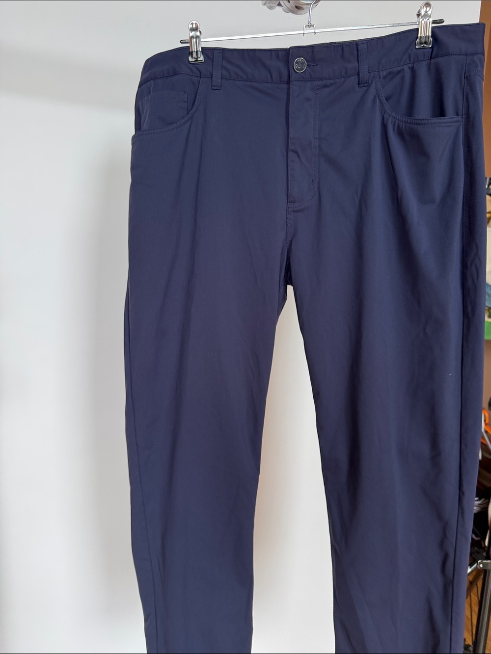 Johnston & Murphy Men's Dark Navy Chinos